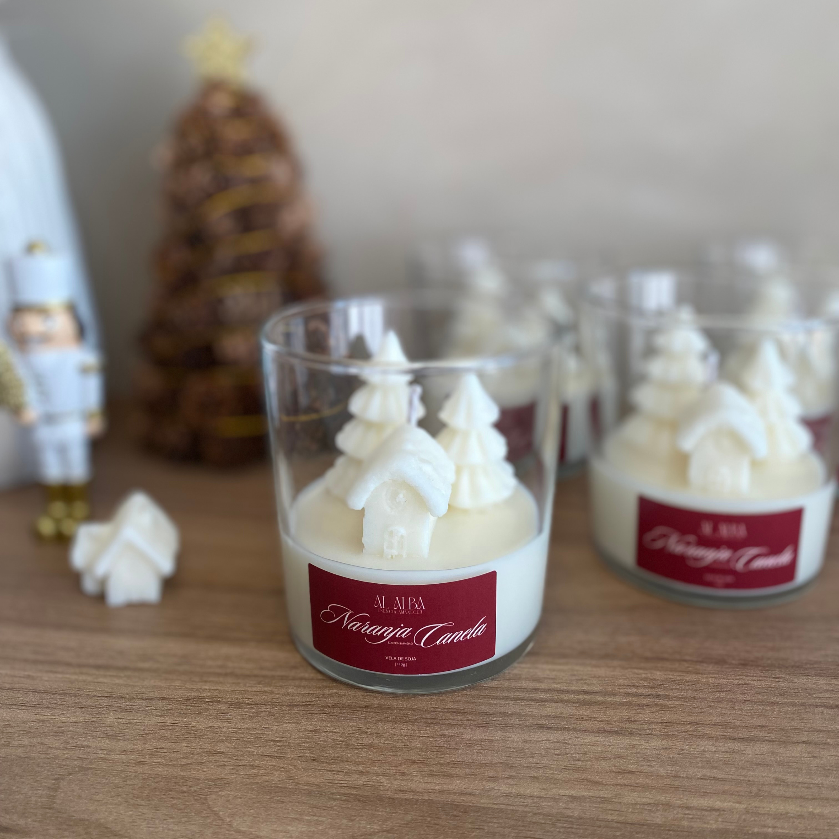 VASO PAISAJE NAVIDAD