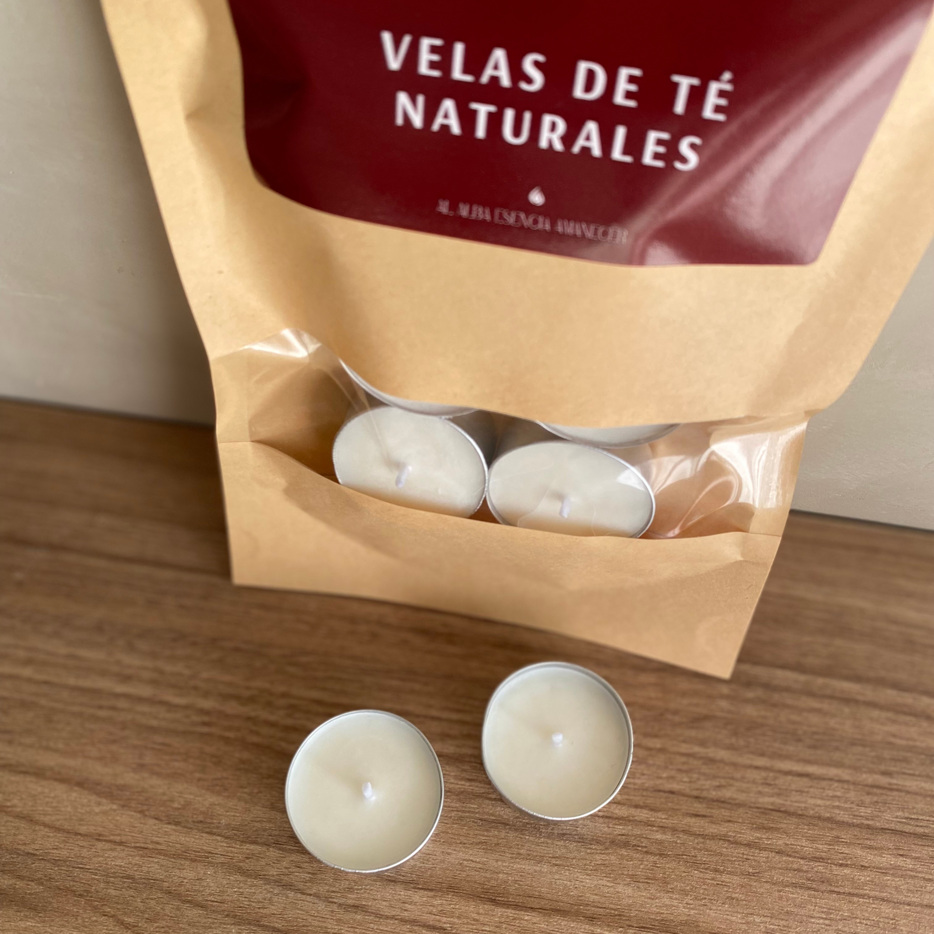 VELAS DE TÉ NATURALES