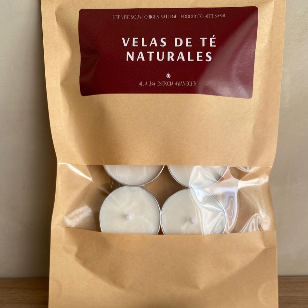 VELAS DE TÉ NATURALES