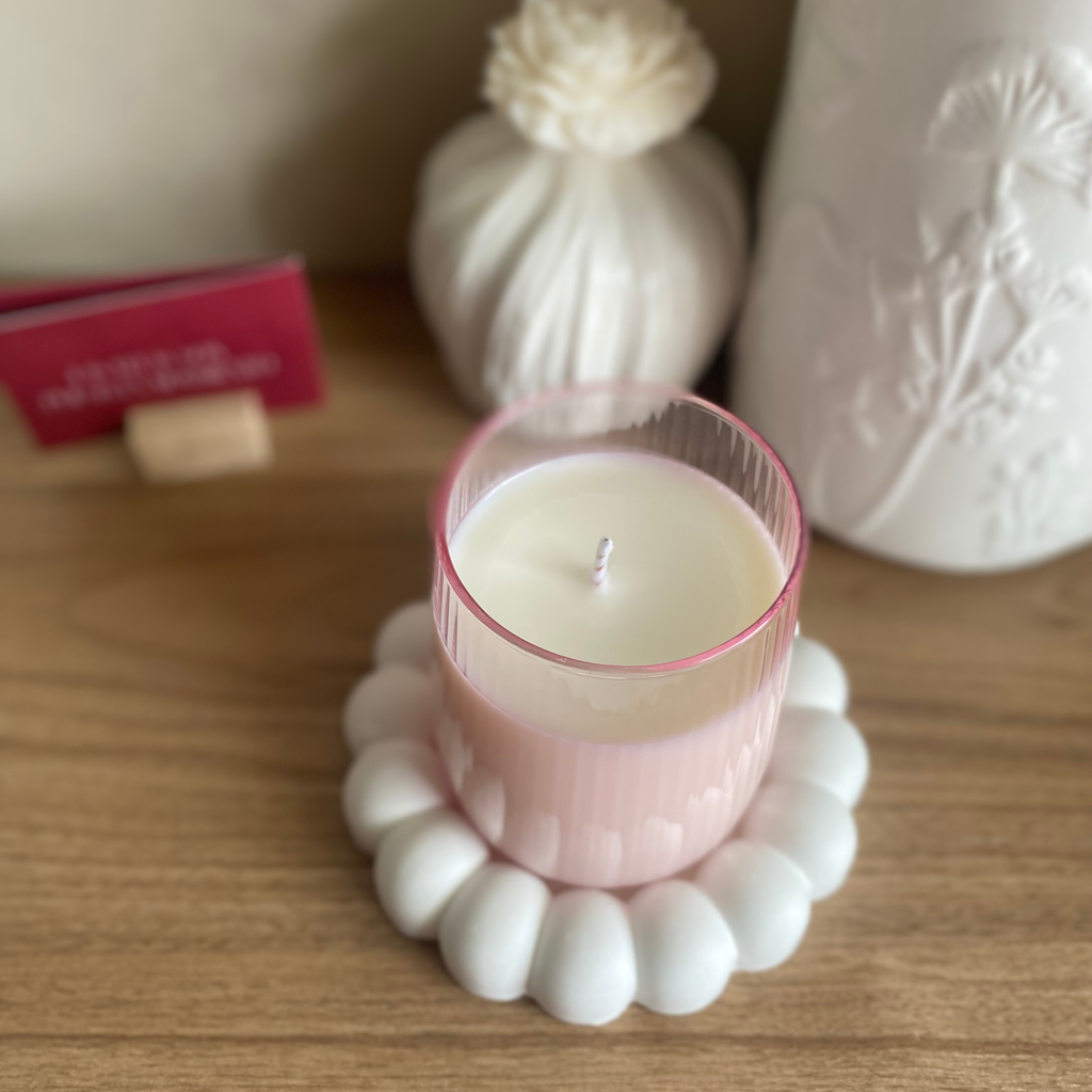VELA PERLA FLORAL