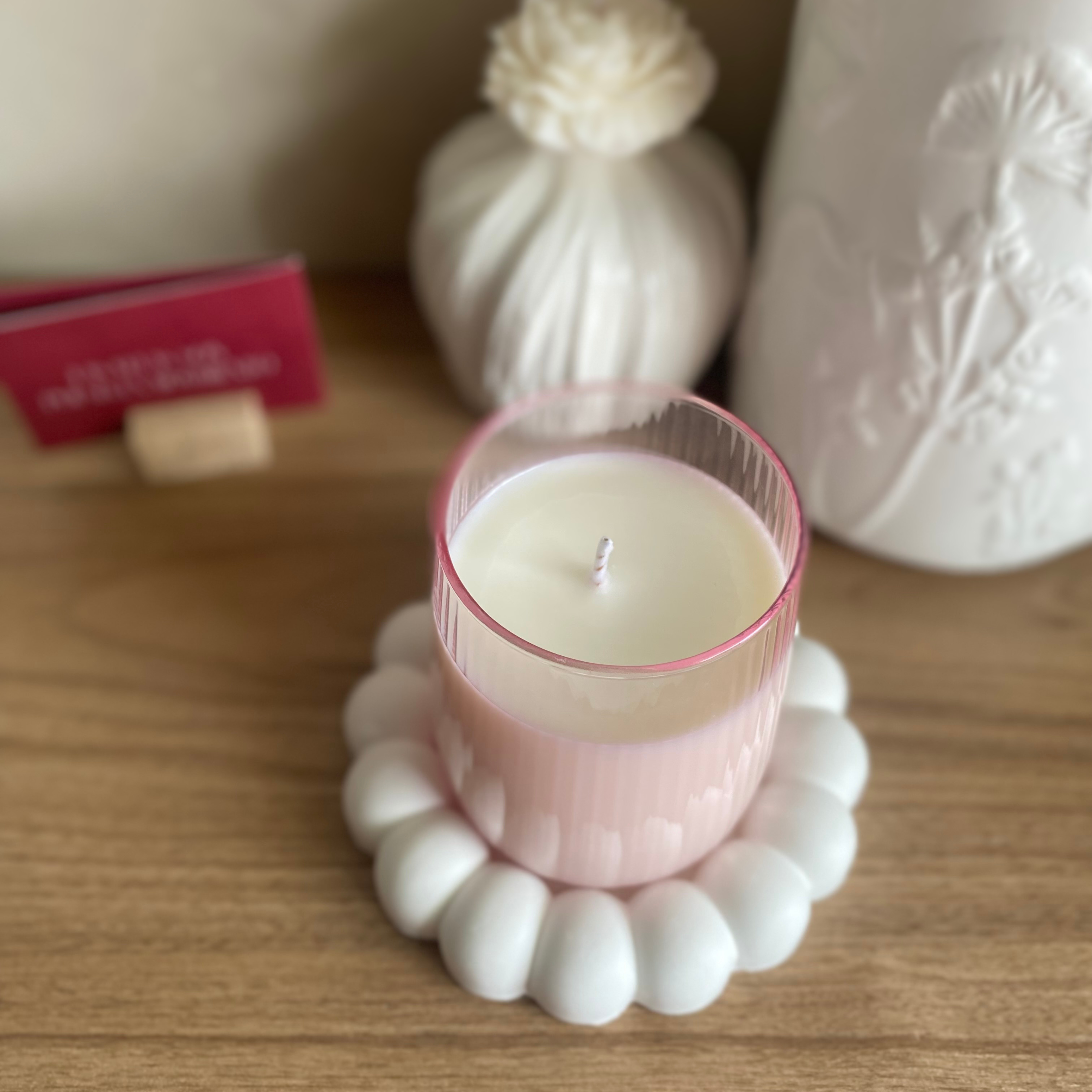 VELA PERLA FLORAL